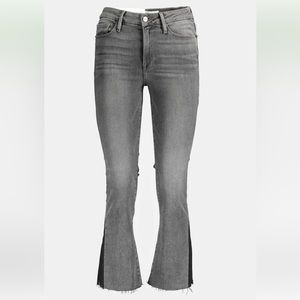 Like new Frame Denim Le Crop Mini Boot gray jeans in size 27